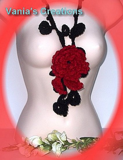 Red and Black Necklace