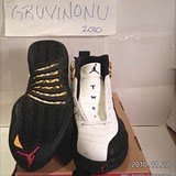 Nike Air Jordan 12 XII Og Ds White Black Taxi NIB 9