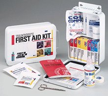 Trucker's First Aid Kit 16 Unit 87 Piece Metal Case