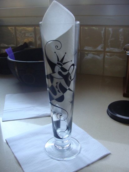 designer beer glass Ritzenhoff 1998 Arlene Adams German