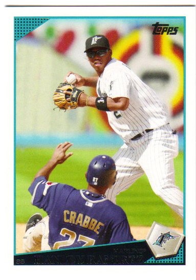 2009 Topps Florida Marlins 17 card team SET