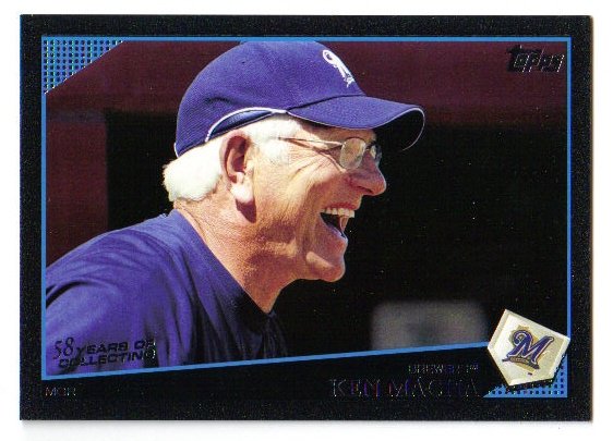 2009 Topps Black #642 Ken Macha MG Brewers 51/58