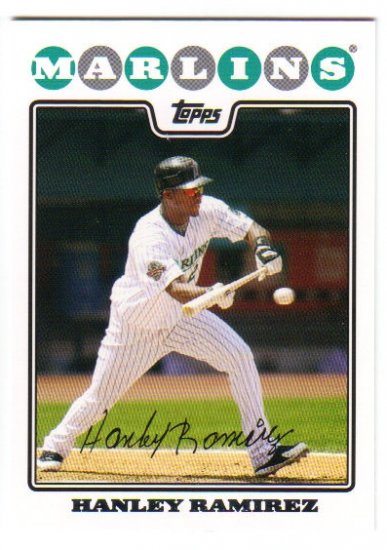2008 Topps Florida Marlins 23 card team SET