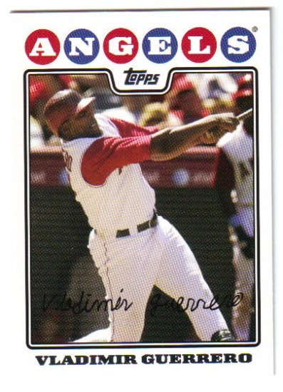 2008 Topps LA Angels 23 card team SET
