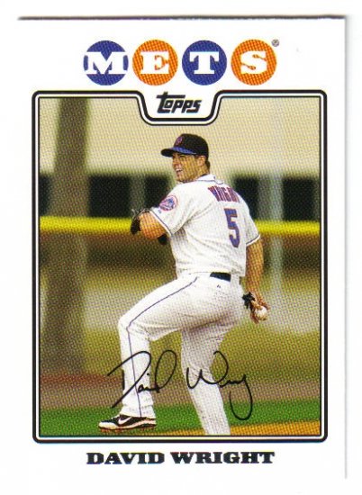 2008 Topps New York Mets 20 card team SET