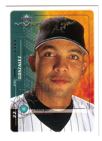 1999 Upper Deck MVP Florida Marlins 7 card team SET