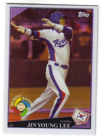 2009 Topps World Baseball Classics W35 Jin Young Lee