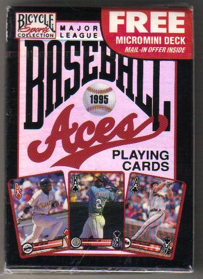 1995 US Playing Cards Baseball Aces Unopened Deck