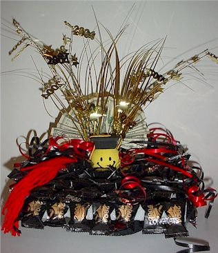 GRADUATION Morter Board Cap Candy Bouquet!