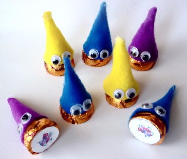 Hershey's Chocolate KISS GNOMES! Personalized Party favors!