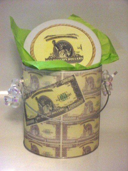 "THANKS A MILLION" Gallon Gift Can FREE SHIPPING!