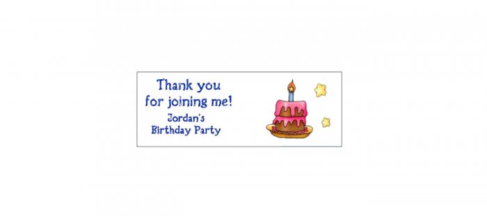 30 CAKE Lollipop, Sucker Tags Labels, BIRTHDAY PARTY FAVORS.