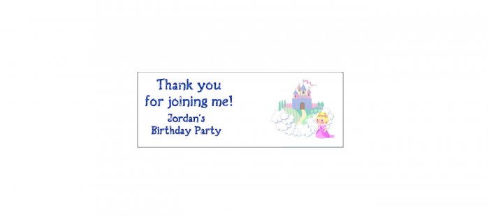 30 PRINCESS Lollipop, Sucker Tags Labels, BIRTHDAY PARTY FAVORS