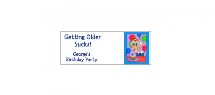 30 GETTING OLD SUCKS Lollipop, Sucker Tags Labels, BIRTHDAY PARTY FAVORS.