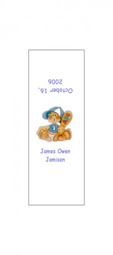 30 Baby Announcement Shower Candy Bar Wrappers Hershey's Nugget Miniature Labels Party Favors