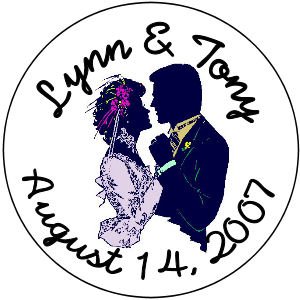 108 WEDDING Couple Bridal Shower Hershey's Chocolate Kiss Labels Party Favors #4