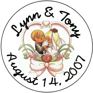 108 WEDDING Bridal Shower Bride and Groom Hershey's Chocolate Kiss Labels Party Favors #13