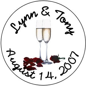 108 WEDDING Bridal Shower Champagne Hershey's Chocolate Kiss Labels Party Favors #23