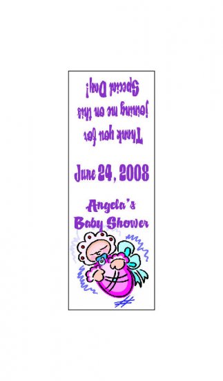 30 Baby Shower TIC TAC MINTS Wrappers Labels Party Favors