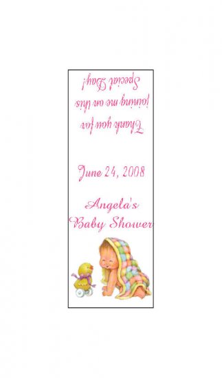 30 TIC TAC MINTS Baby Blanket Baby Shower Wrappers Labels Party Favors
