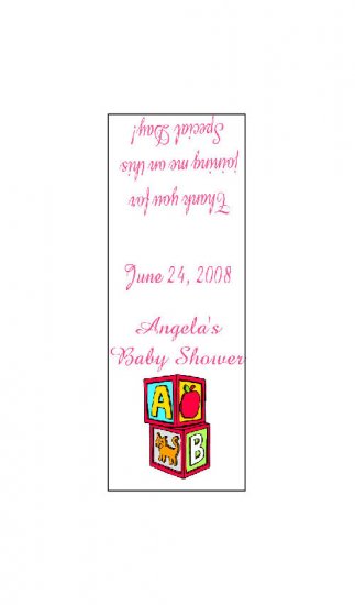 30 TIC TAC MINTS Wrappers Blocks Baby Shower Labels Party Favors