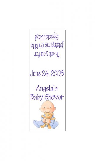 30 TIC TAC MINTS Wrappers Baby Shower Baby Boy Labels Party Favors