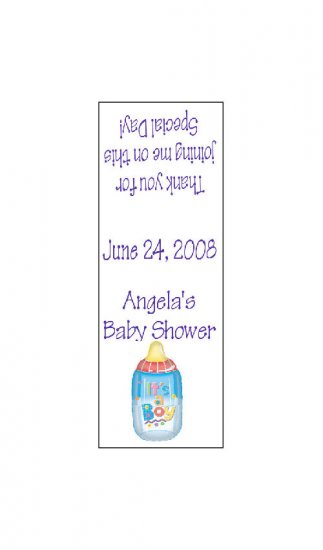 30 TIC TAC MINTS Boy Baby Bottle Wrappers Baby Shower Labels Party Favors