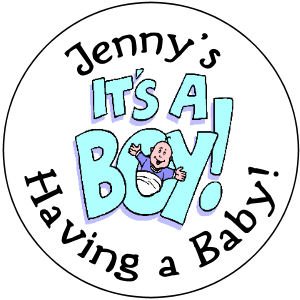 108 Boy Baby Shower Hershey's Chocolate Personalized Kiss Labels Party Favors #04