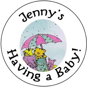 108 Hershey's Chocolate Baby Shower Personalized Kiss Labels Party Favors #10