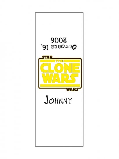 30 Birthday Party STAR WARS CLONE WARS Candy Bar Wrapper Hershey's Nugget Labels Party Favors