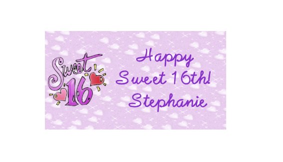 16 Sweet 16 Lip Balm Chap Stick Wrapper Birthday party favor label Personalized