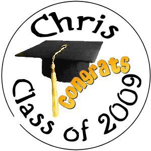 108 GRADUATION Party Favors Hershey's Kiss Labels Chocolate #8