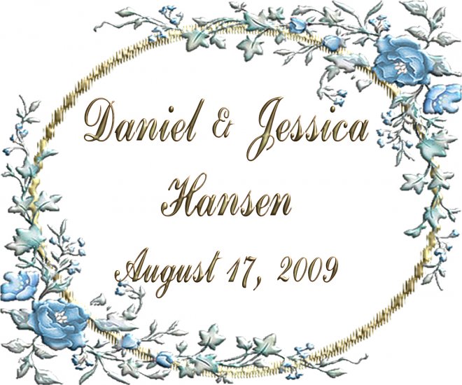 Wedding Wine Bottle labels Blue Flowers Reception Party Favors 60 High Gloss Labels