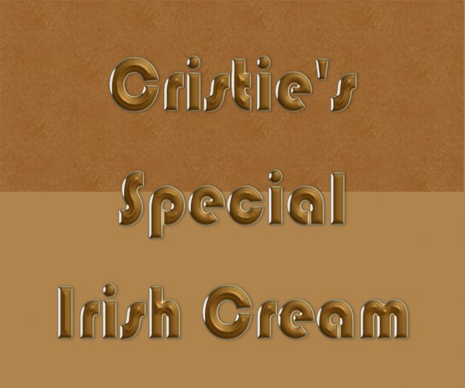 18 HOMEMADE Irish Cream Liqueur Custom Bottle Labels High Gloss Labels
