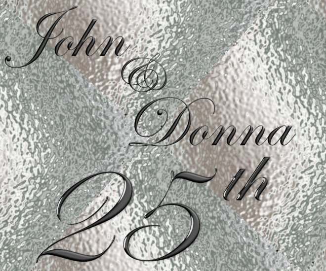 18 Silver 25th Anniversary Wine Bottle labels Party Favors High Gloss Labels