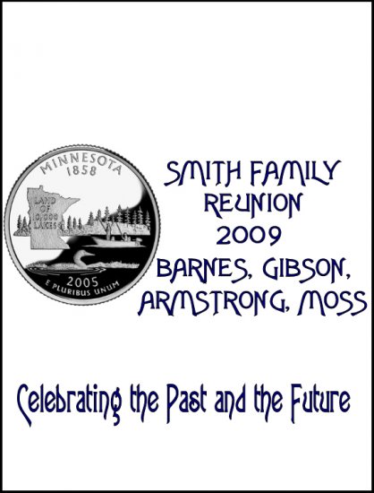16 Family Reunion State Quarter Lip Balm Chap Stick Wrapper party favor label Personalized