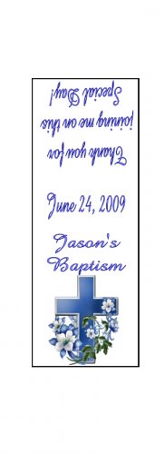 30 Personalized BAPTISM TIC TAC MINTS Wrappers Labels Party Favors
