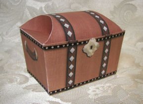 TREASURE CHEST Birthday Favor Boxes Party Favors Set of 6