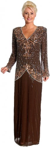 New Silk Chiffon Mother of The Bride Formal Dress 1X-5X