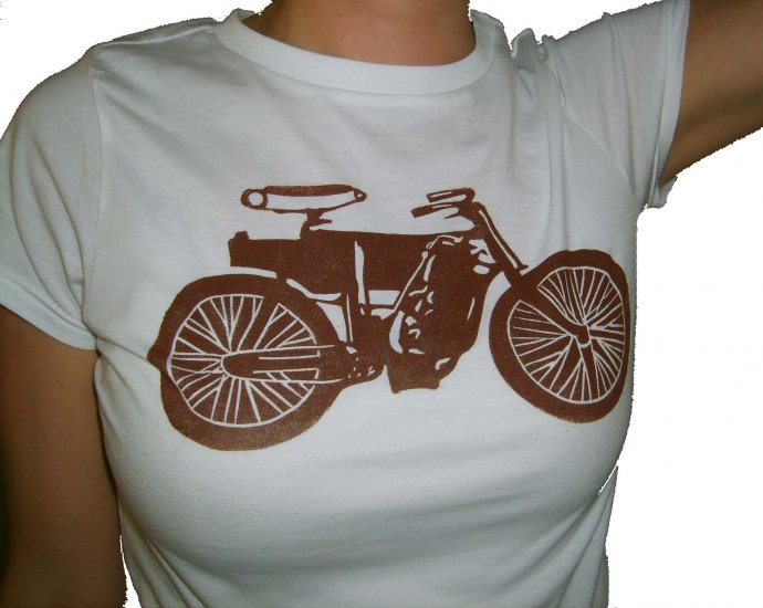 Women's Vintage Motorcycle Tee