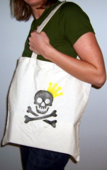 Skull Crown Shopper Bag