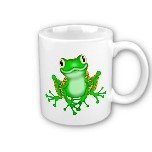 Green Frog Coffee Mug Cup