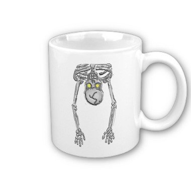 Funny Halloween Skeleton Coffee Mug Cup