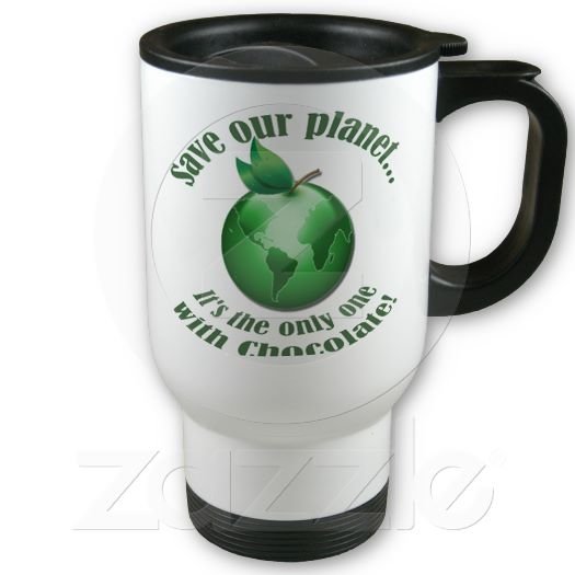 Funny Saying Travel Coffee Mug Cup Save our Planet Stainless Aluminum