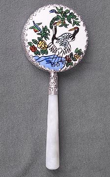 Decorated Hand Mirror