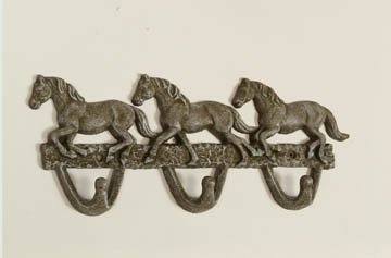 3 Horse Hat Rack