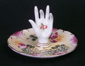 Floral Hand Ringholder Rose 1