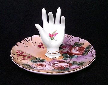 Floral Hand Ringholder Rose 2