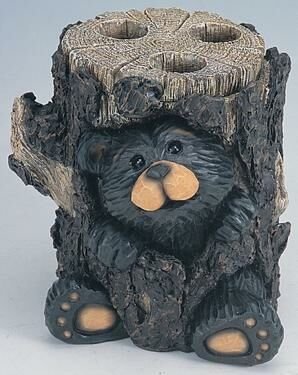 Northwoods Bear Toothbrush Holder