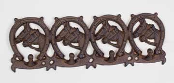 Horseshoe Cast Iron Coatrack
